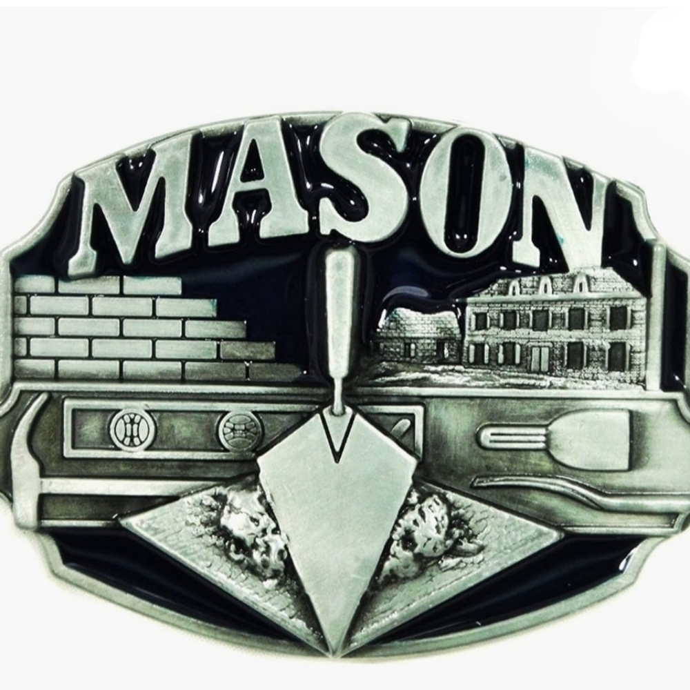 New Mason brick layer belt buckle